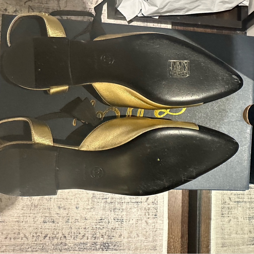 Chanel Mary Jane Leather Ballet Flats